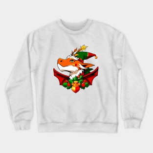 christmas dragon Crewneck Sweatshirt